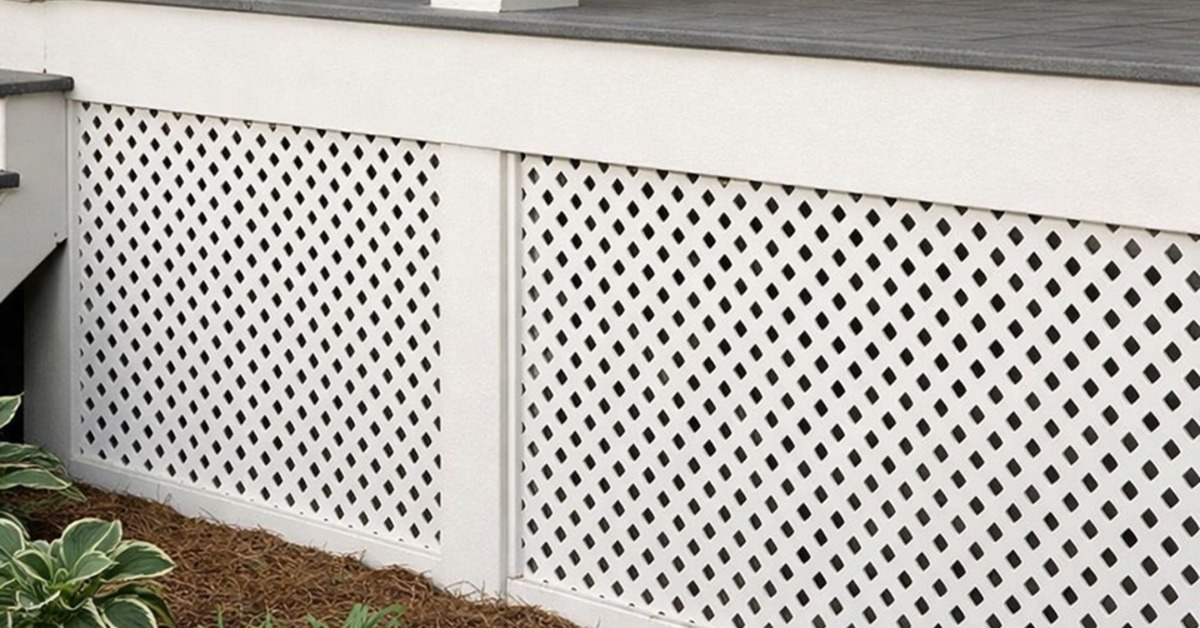 Deck Lattice Ideas for Under-Deck Privacy